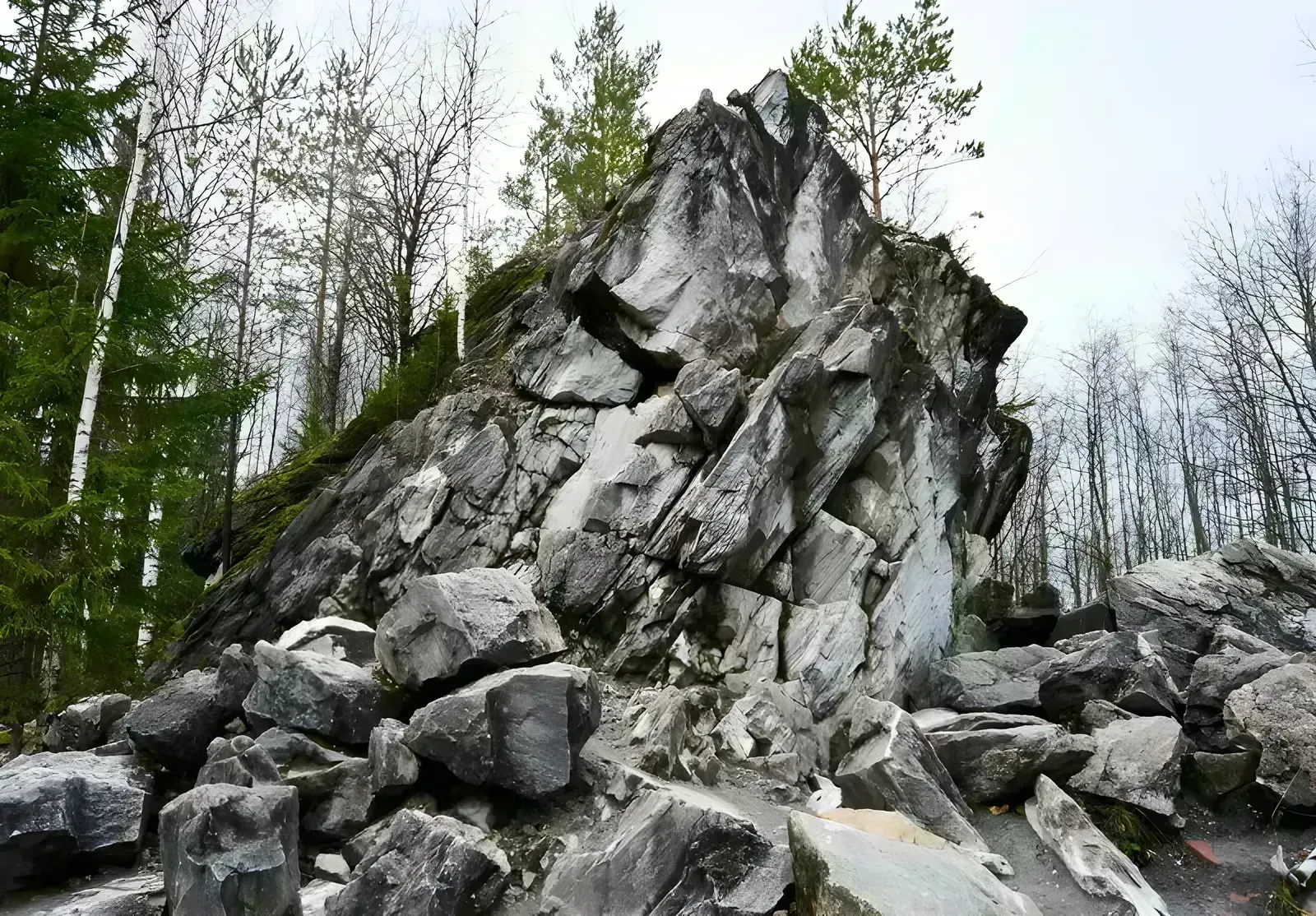 Adršpach sandstone rock formations