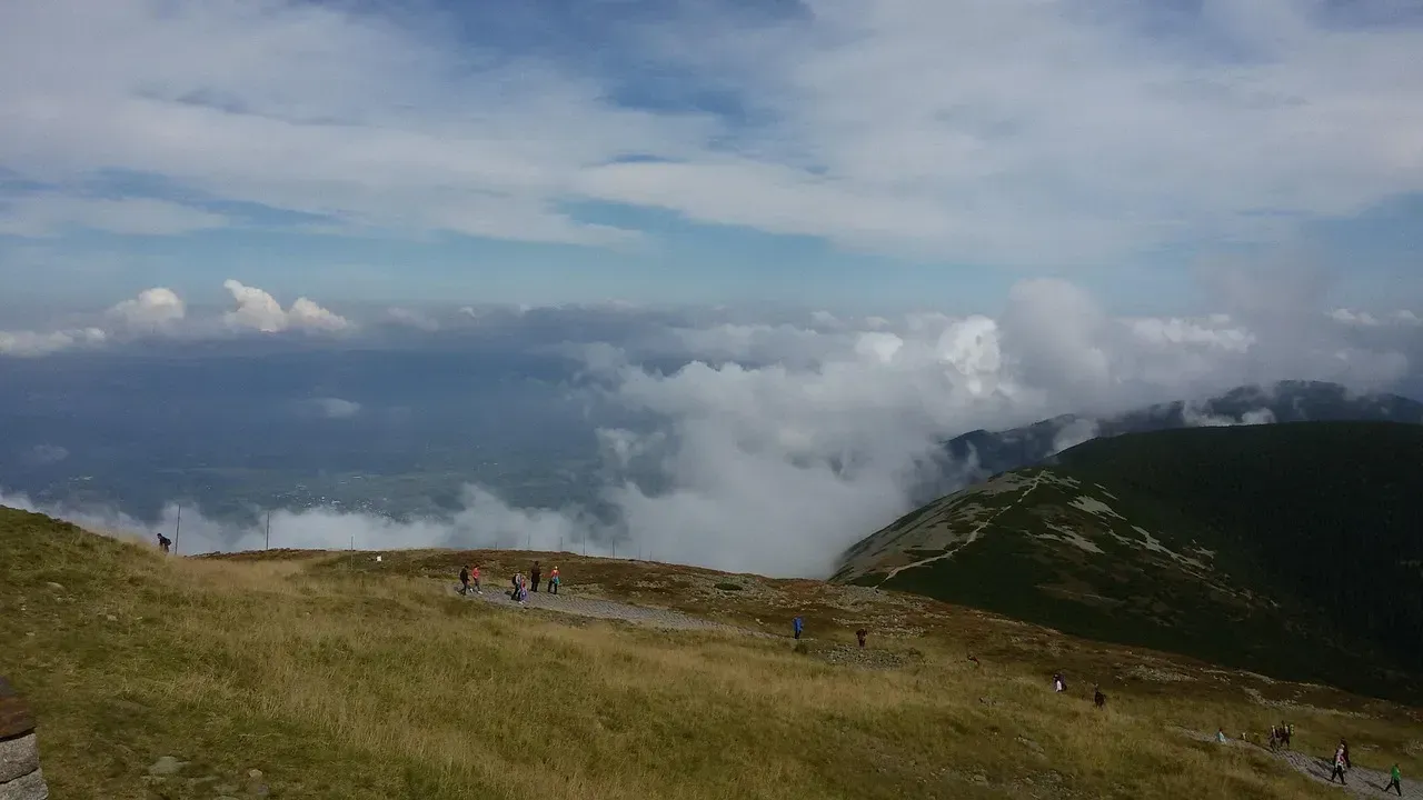 sněžka, mountains, krkonoše mountains, countries, country, nature, mountain, tourism